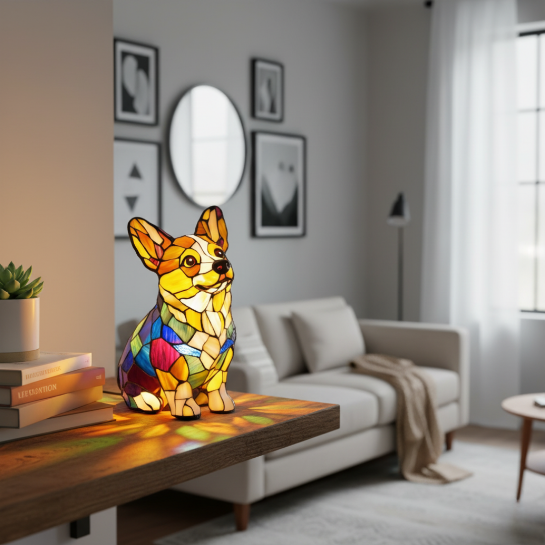 Lámpara Corgi Felicidad