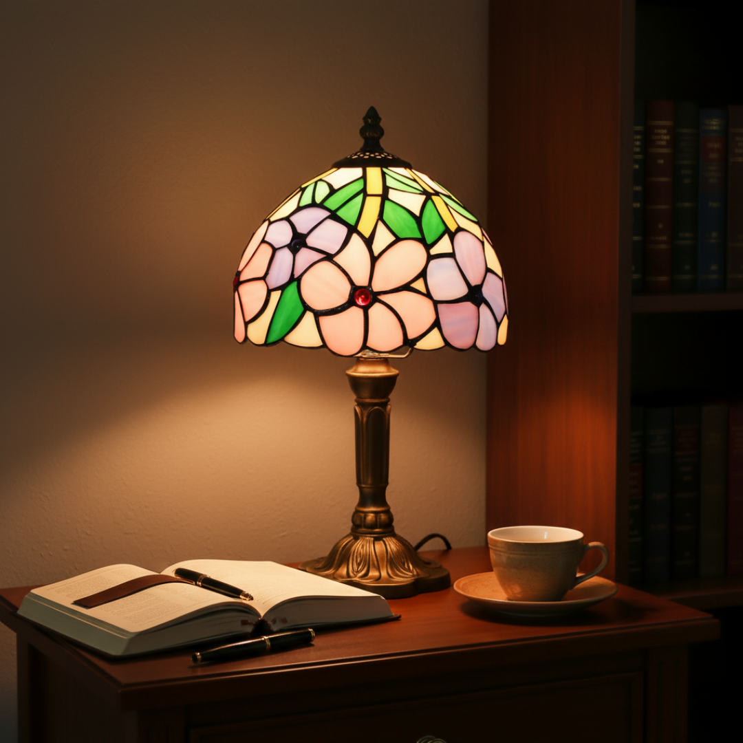 Barock-inspirierte LED-Tischleuchte