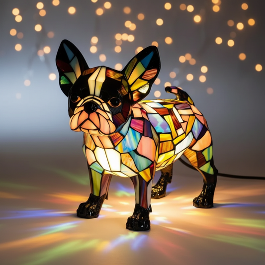 Luminária Elegância Boston Terrier
