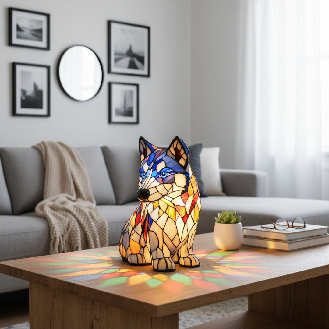 Husky do Norte – Luminária Artística