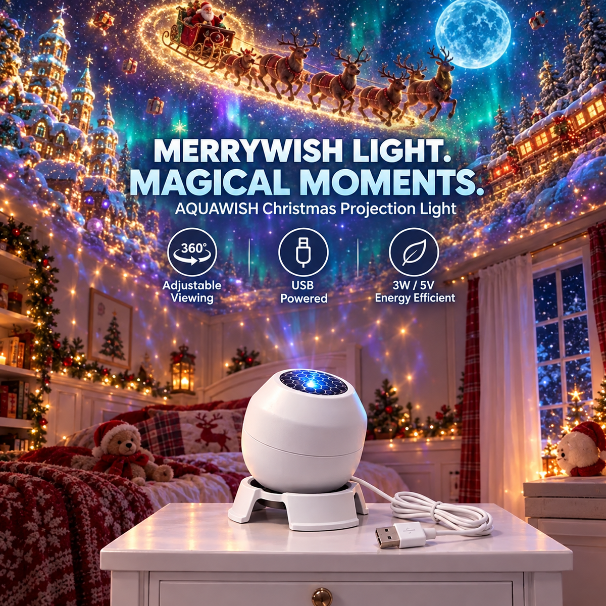 MerryWish Christmas Light